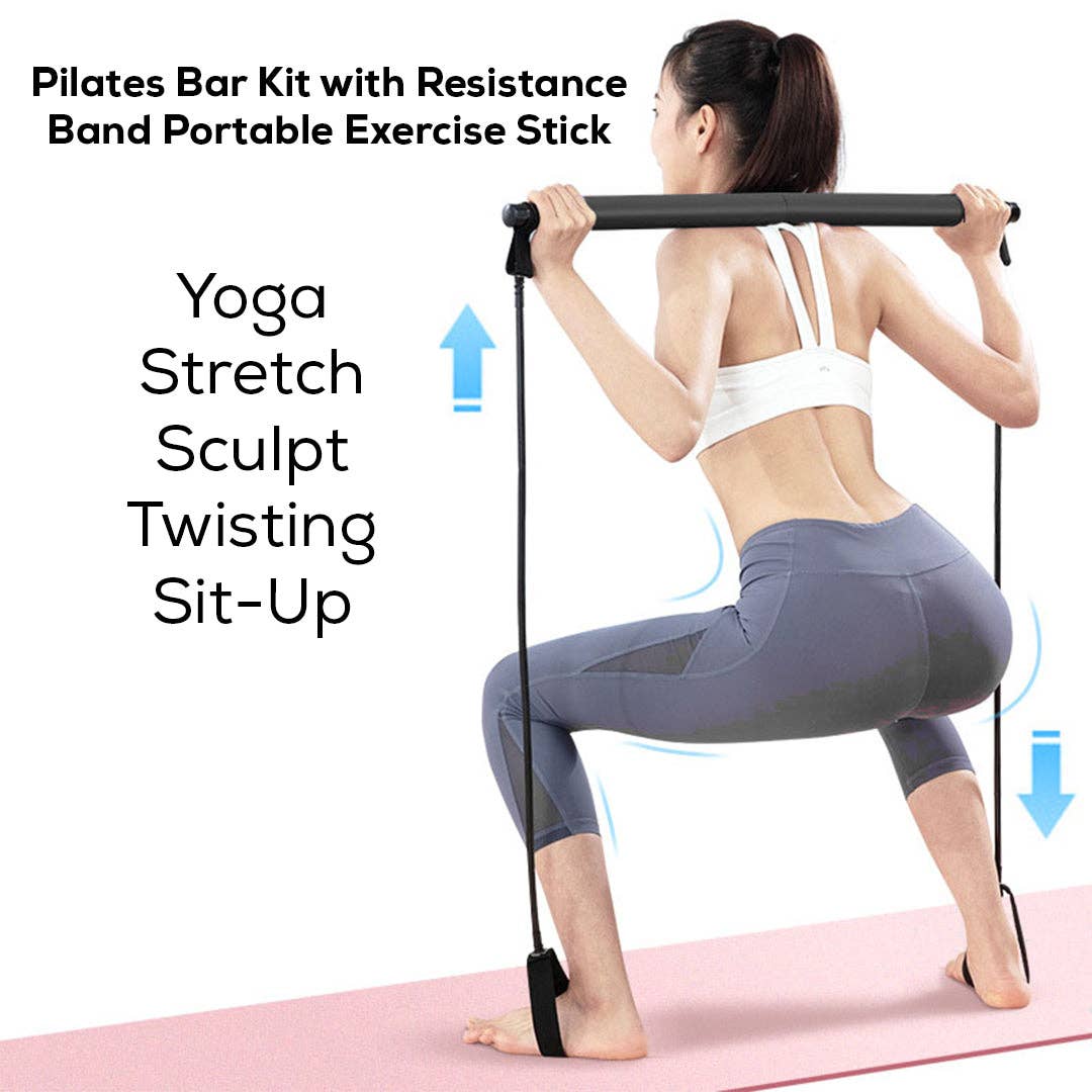Mtistanbul LTD - Wholesale Fitness Equipment - Portable Pilates Resistance Bar – Multi-Purpose Fitness & Home Workout Stick1