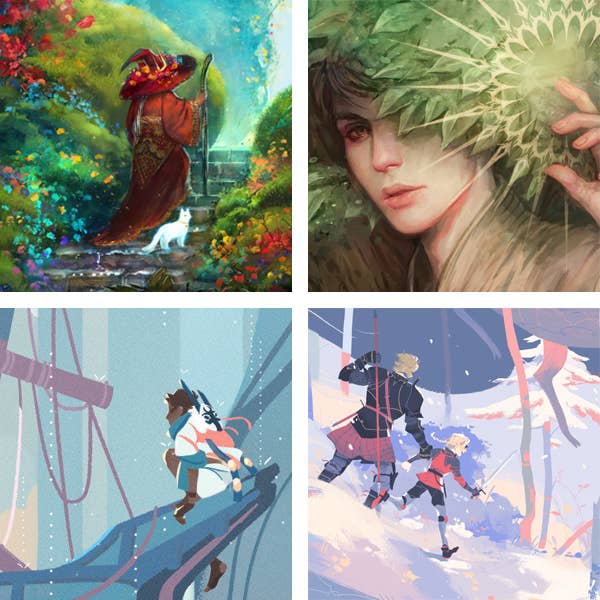 Black Fox Press - Wholesale Arts & Entertainment - The Enchanted Forest Fantasy Art Book6