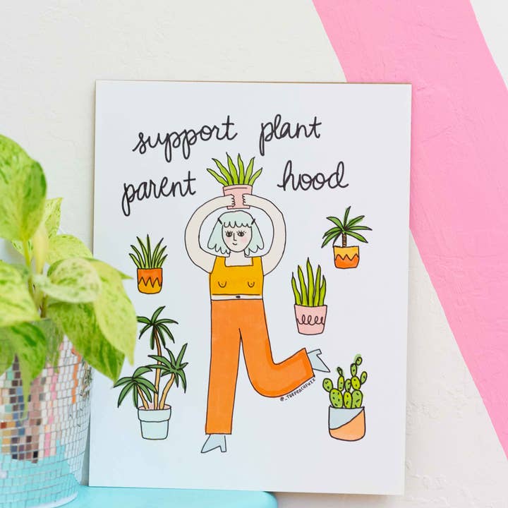 The Peach Fuzz - Wholesale Art Print - Plant Parenthood Print