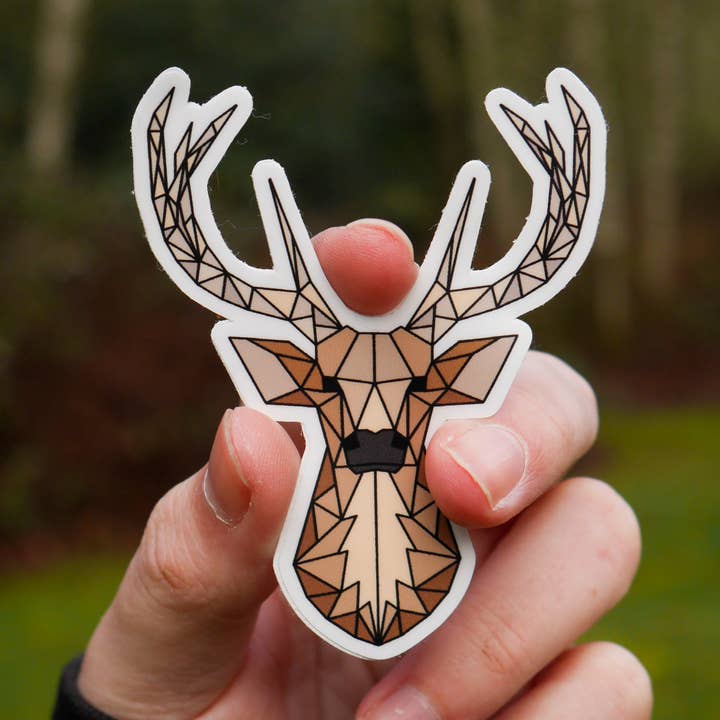 Geometric Deer Head for wholesale by MarvCo