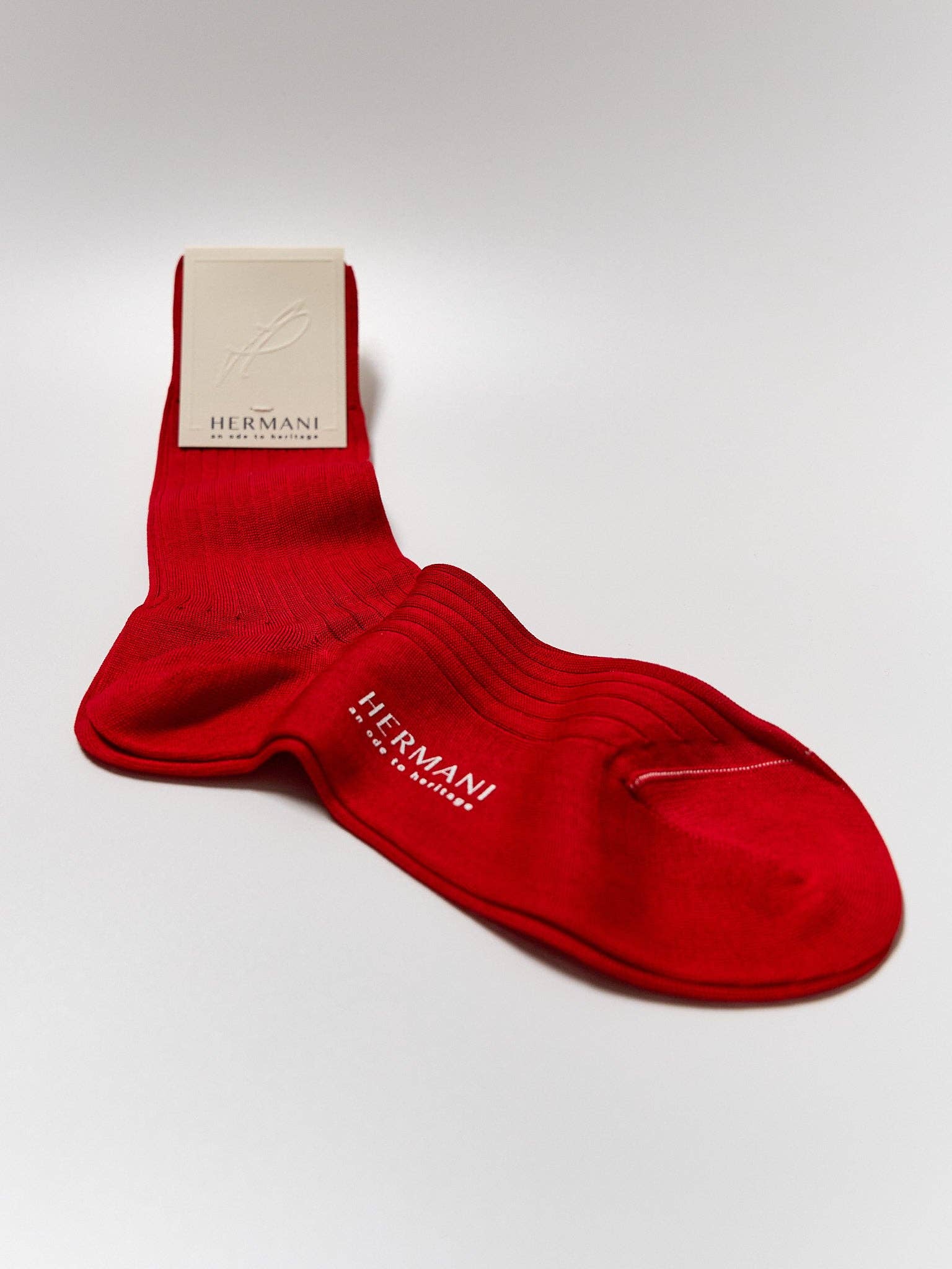 Hermani Heritage – wholesale Socks – Women's – Donna Filo di Scozia Cotton - Scarlatto2