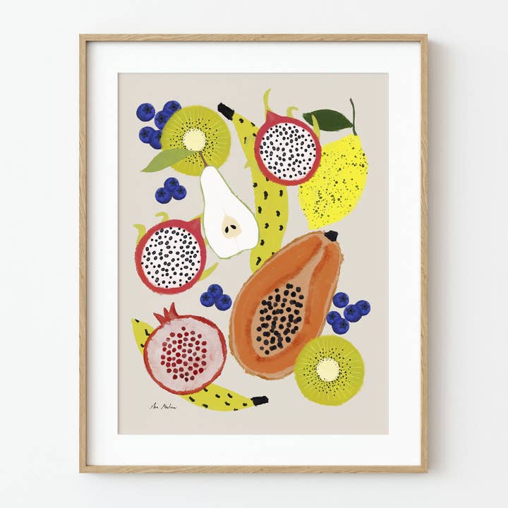 El buen limón – Großhandel Kunstdruck – Tropische Früchte Kunstdruck