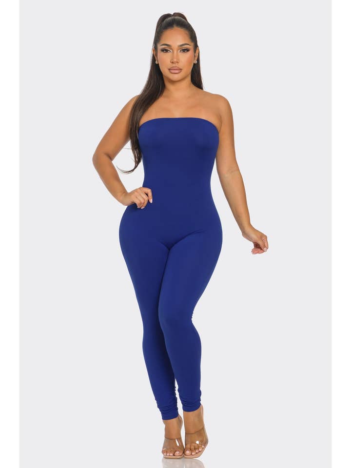 Leggings underdele med en Tube top Jumpsuit for engroshandel hos ITSSY