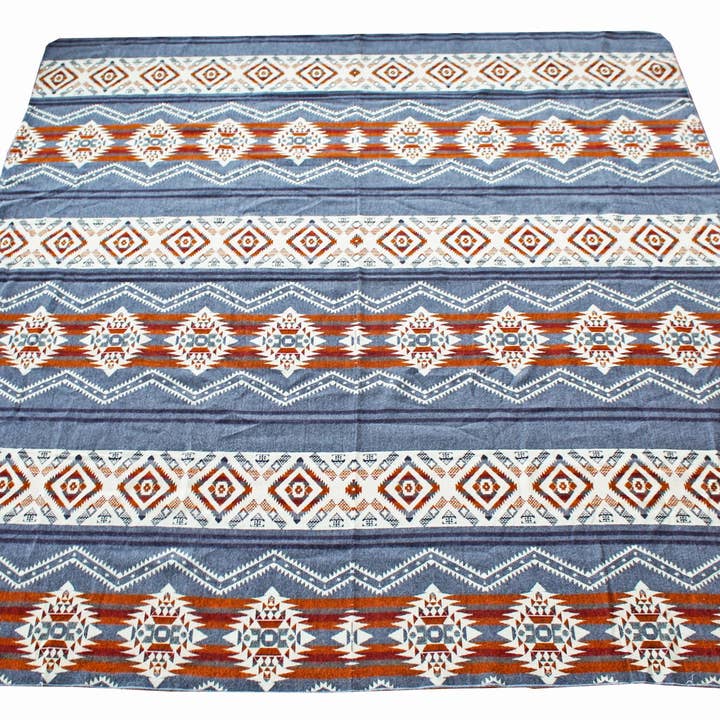 Grey The Vulcan Alpaca Blend Blanket for wholesale on Faire0