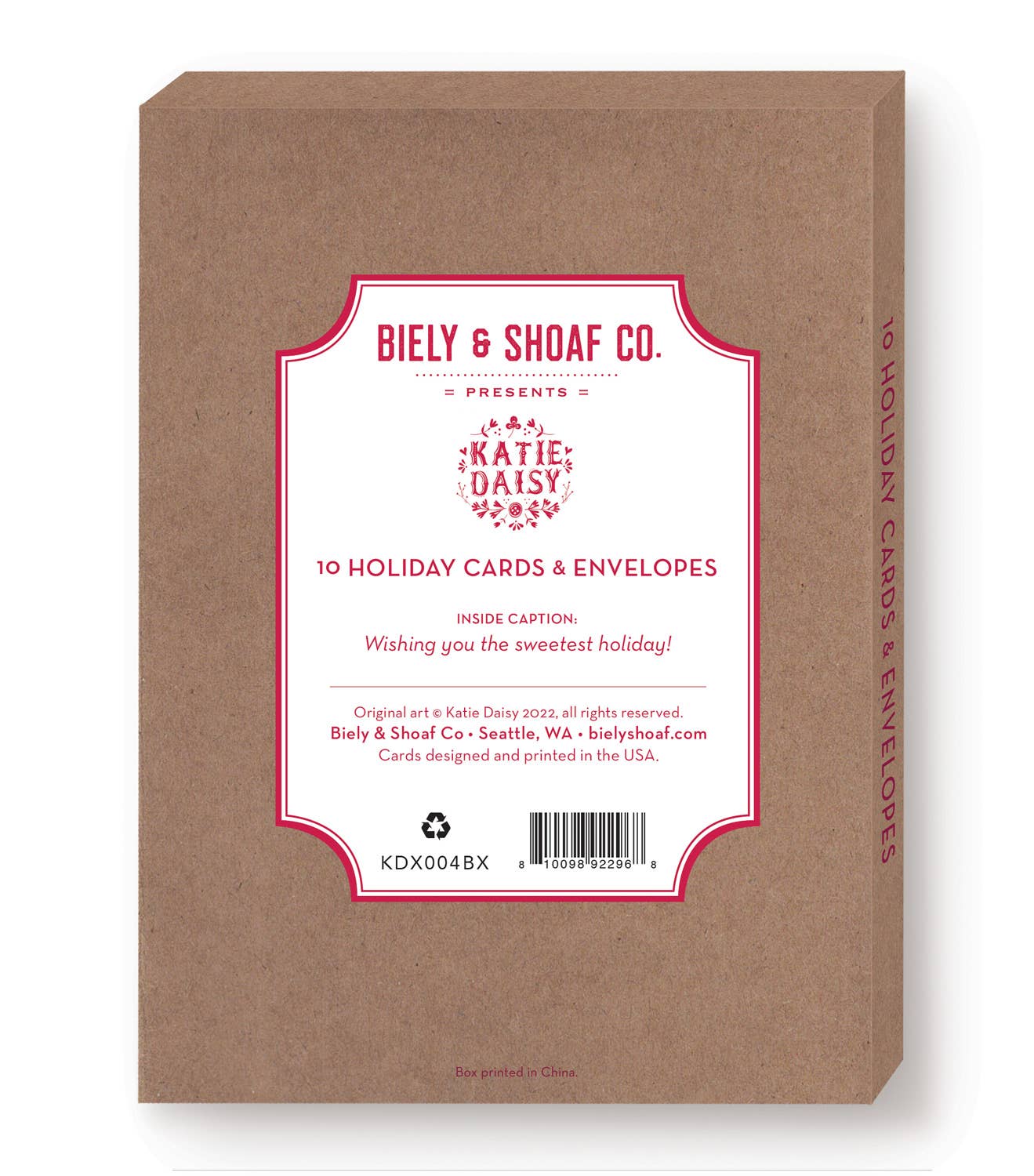 Biely & Shoaf - Wholesale Christmas Card - Gingerbread House Boxed Holiday Cards - Set of 104