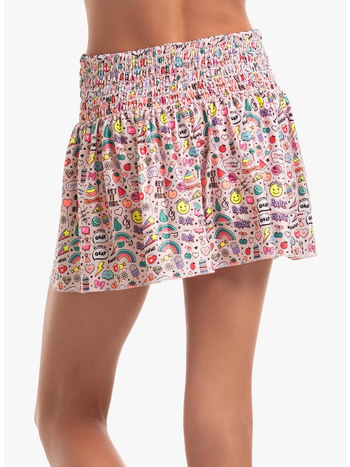 Lucky In Love - Wholesale Skirt - Kids - Girls' Get It Smocked Skirt