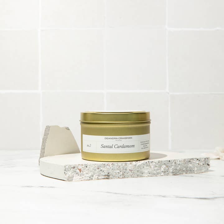DeAndra Craigman Studios - Wholesale Travel Candles - Santal Cardamom Petite Candle