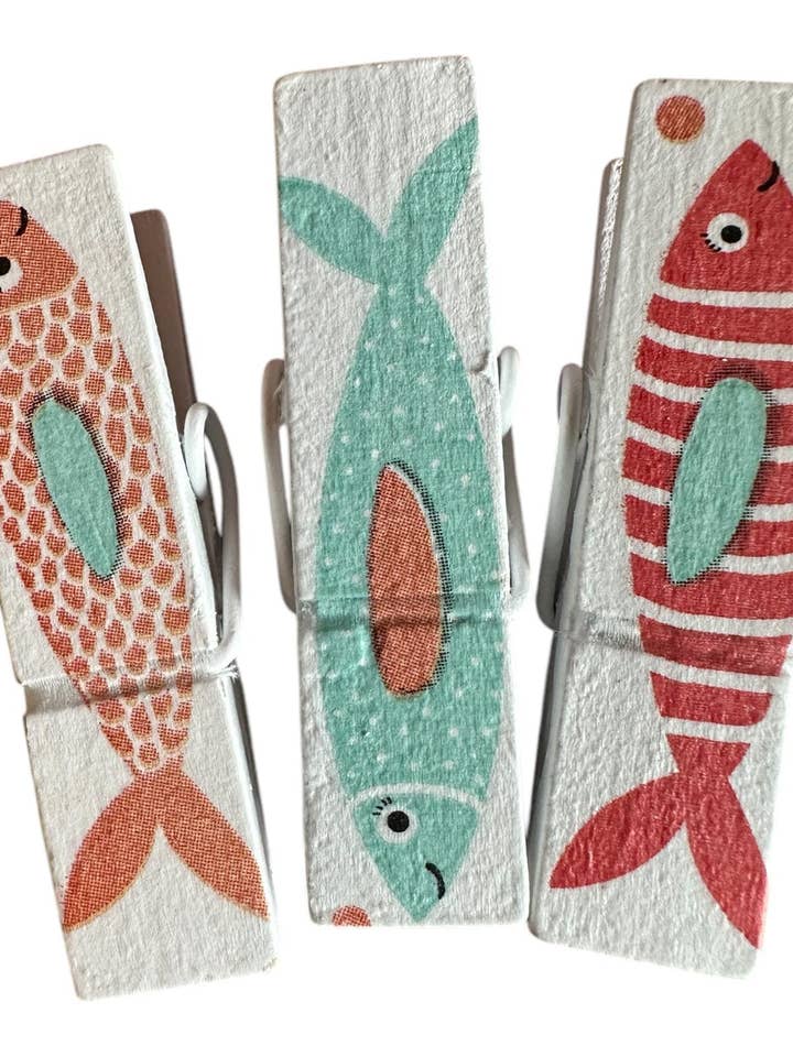 NYA Tropiska Fisk Snacks Klämklämmor för wholesale av NanCBeeCreations