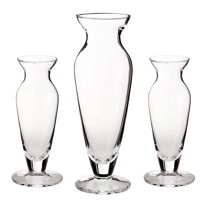 Lillian Rose - Wholesale Vase - Glass 3 piece Vase Unity Sand Ceremony Set