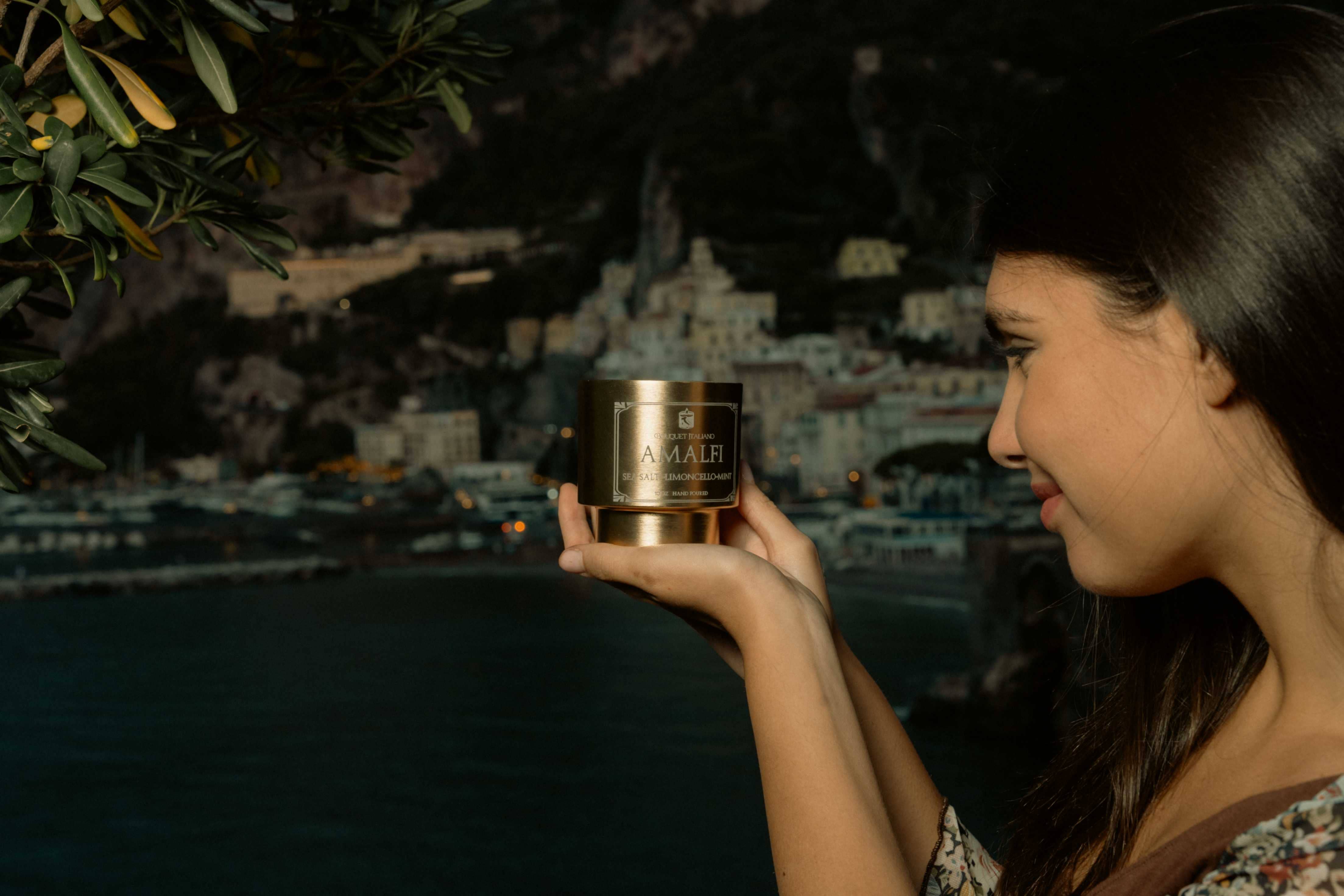 BouquetItaliano – wholesale Jar/filled candle – Amalfi Luxury Scented Candle – Italian Coastal Inspired16