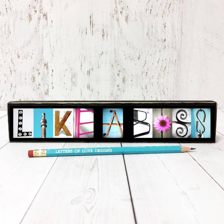 Gifts for Women, Like a Boss sign for her, Encouraging Gifts for wholesale by Letters Of Love Designs