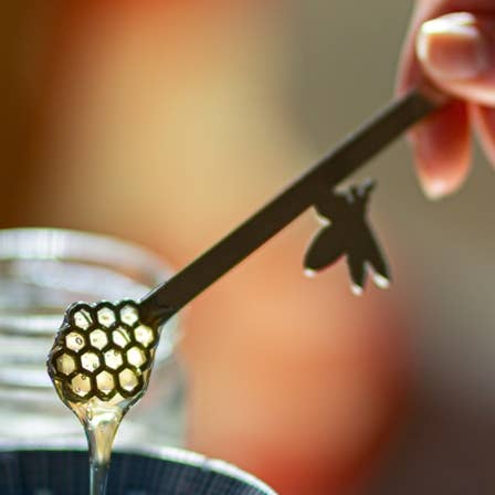 Cuchara para miel con diseño de abeja en acero inoxidable para venta al por mayor de STILIC FORCE - La boutique du futur
