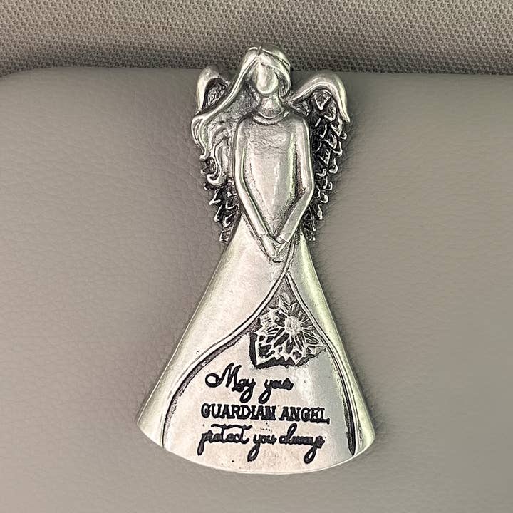Guardian Angel Visor Clips for wholesale by Abbey + CA Gift