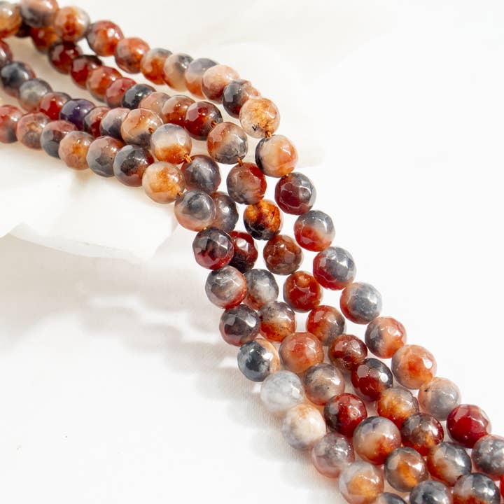 Soothing Crystals Beads - Wholesale Beads - Dyed Faceted | Fire Agate | Gemstone Beads | Crystal Beads3