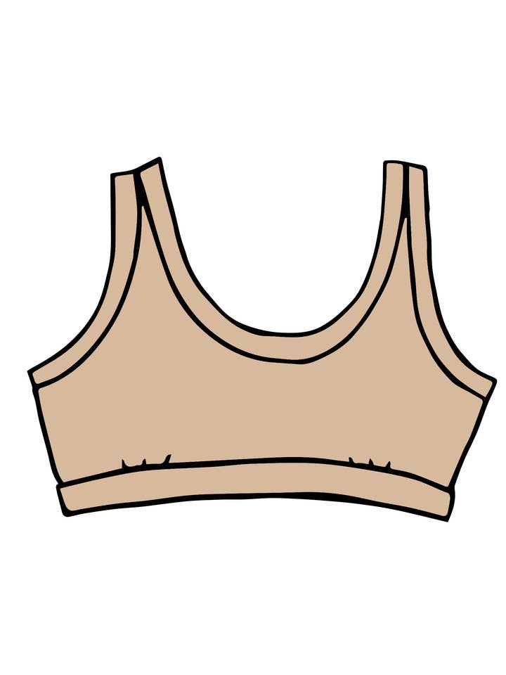 Bralette Pine Nut for wholesale by Thunderpants USA