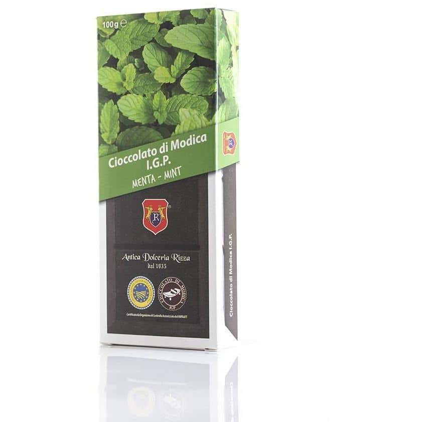 Nel Cuore della Sicilia - Wholesale Chocolate Bar - Modica I.G.P. Organic Wild Mint Flavor Chocolate 100g0