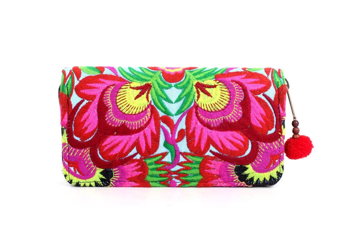 Lumily - Vente Portefeuille – femme - Portefeuille brodé en forme de papillon | Édition limitée - Thaïlande5