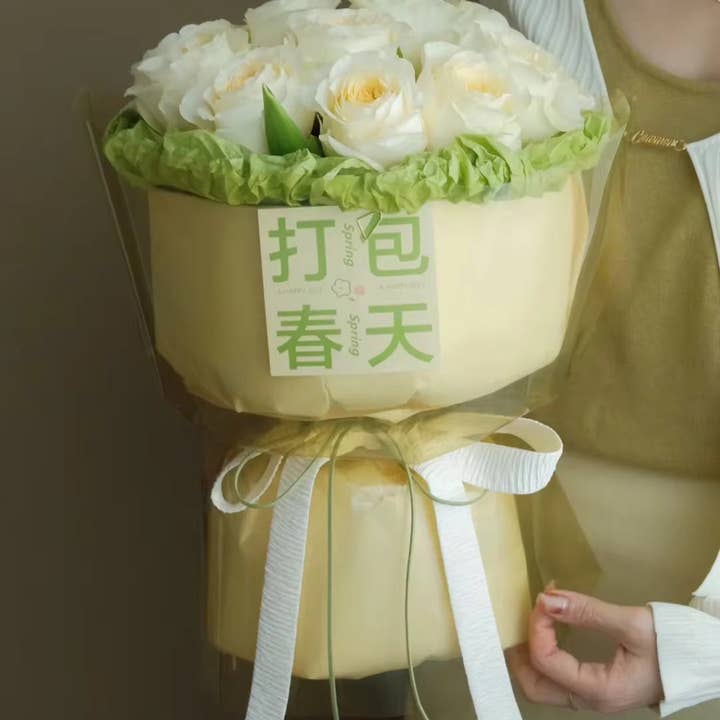 Elegant Design Supply – rolo de papel de embrulho por atacado – Papel Celofane Colorido para Embrulho de Flores (20 unidades/saco)10