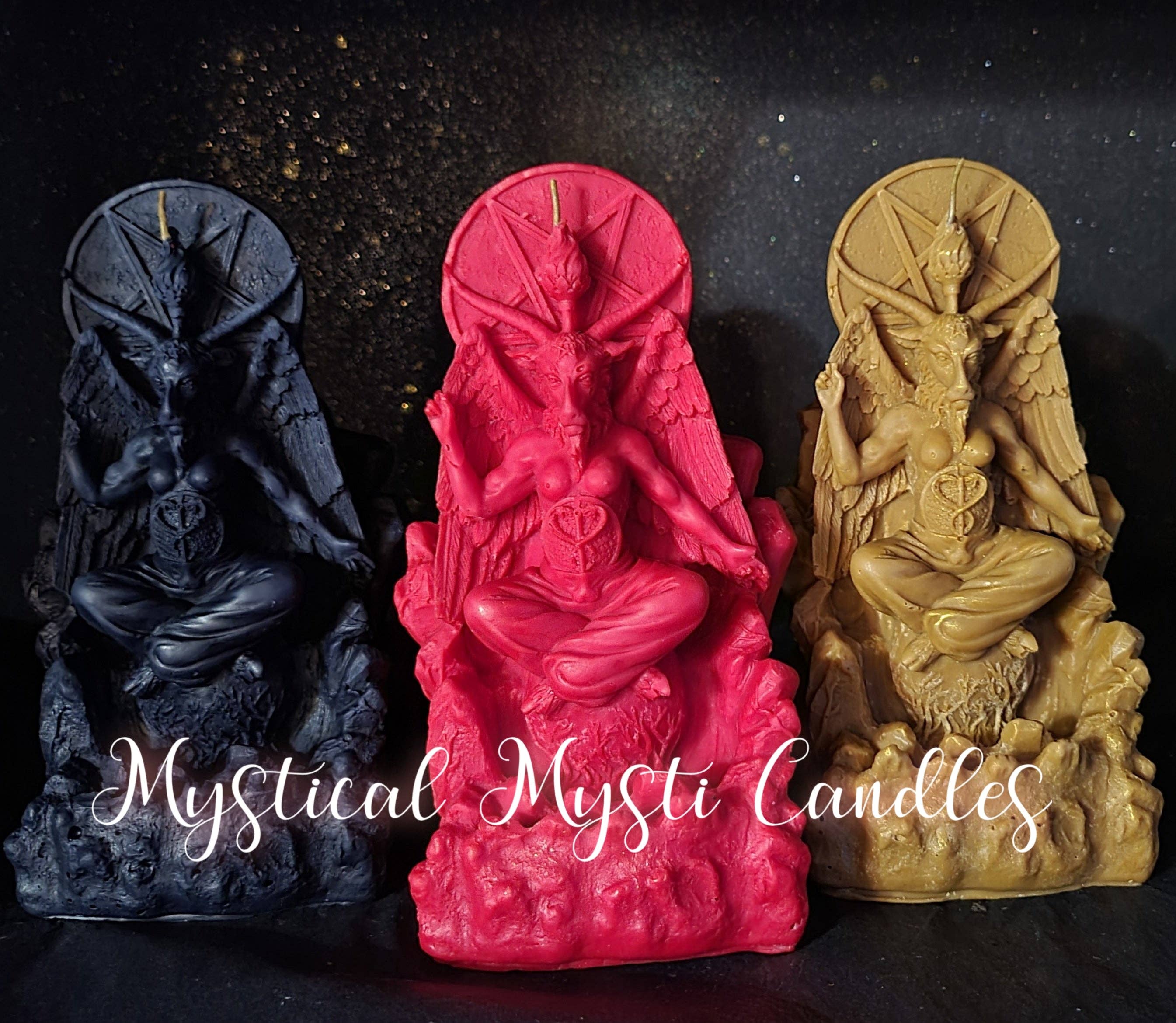 Mystical Mysti Candles - Wholesale Novelty Candle - Large Baphomet~ Wholesale1