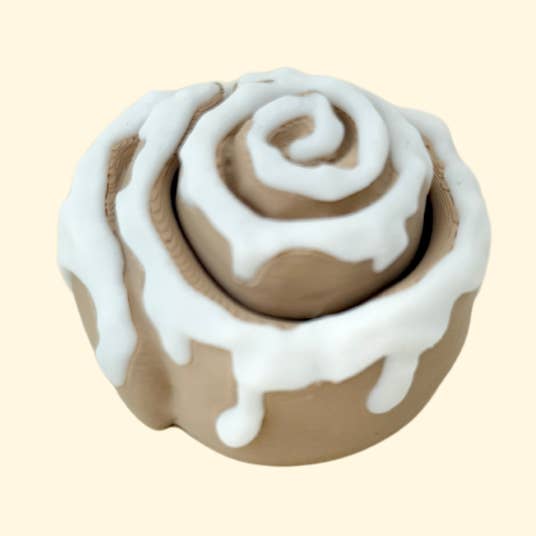 Cinnamon Roll Clicker for wholesale by Flexi Fidgets Co. Ltd
