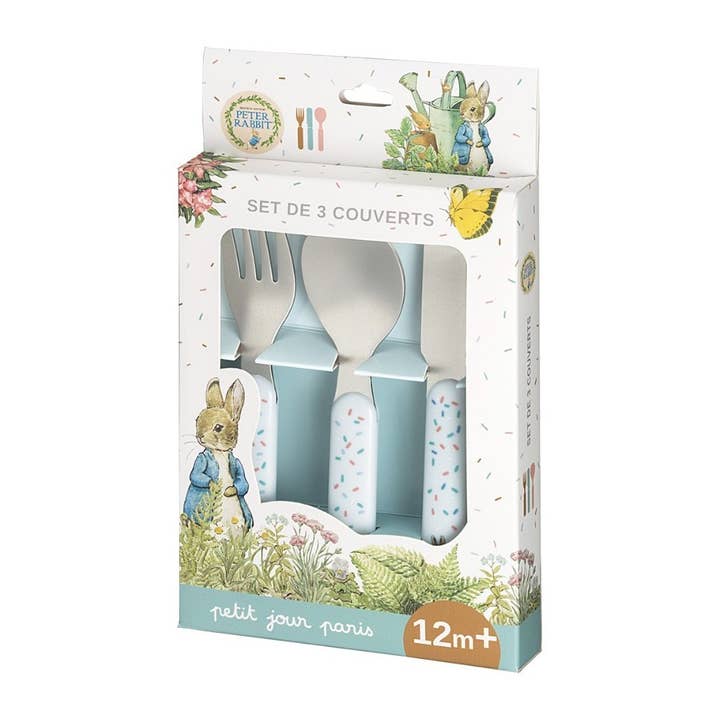 BP903P Conjunto de Talheres Peter Rabbit por atacado de Petit Jour Paris