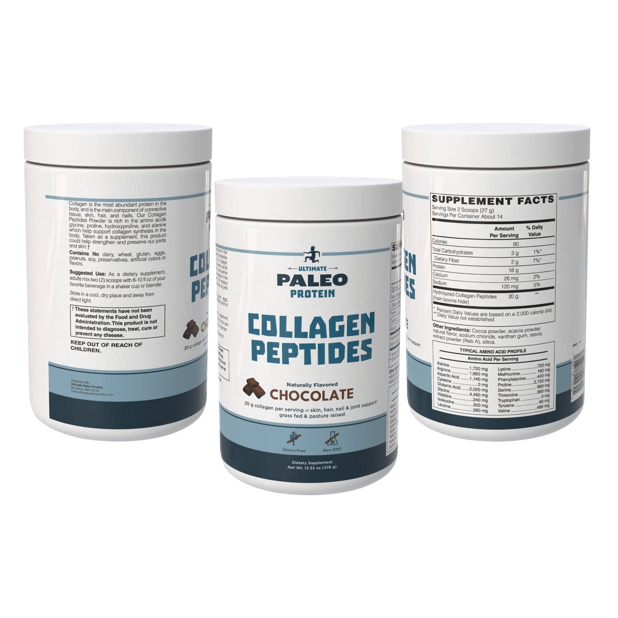 Ultimate Paleo Protein - Wholesale Proteïne/superfoodpoeder - Collageenpeptidenpoeder, chocolade3