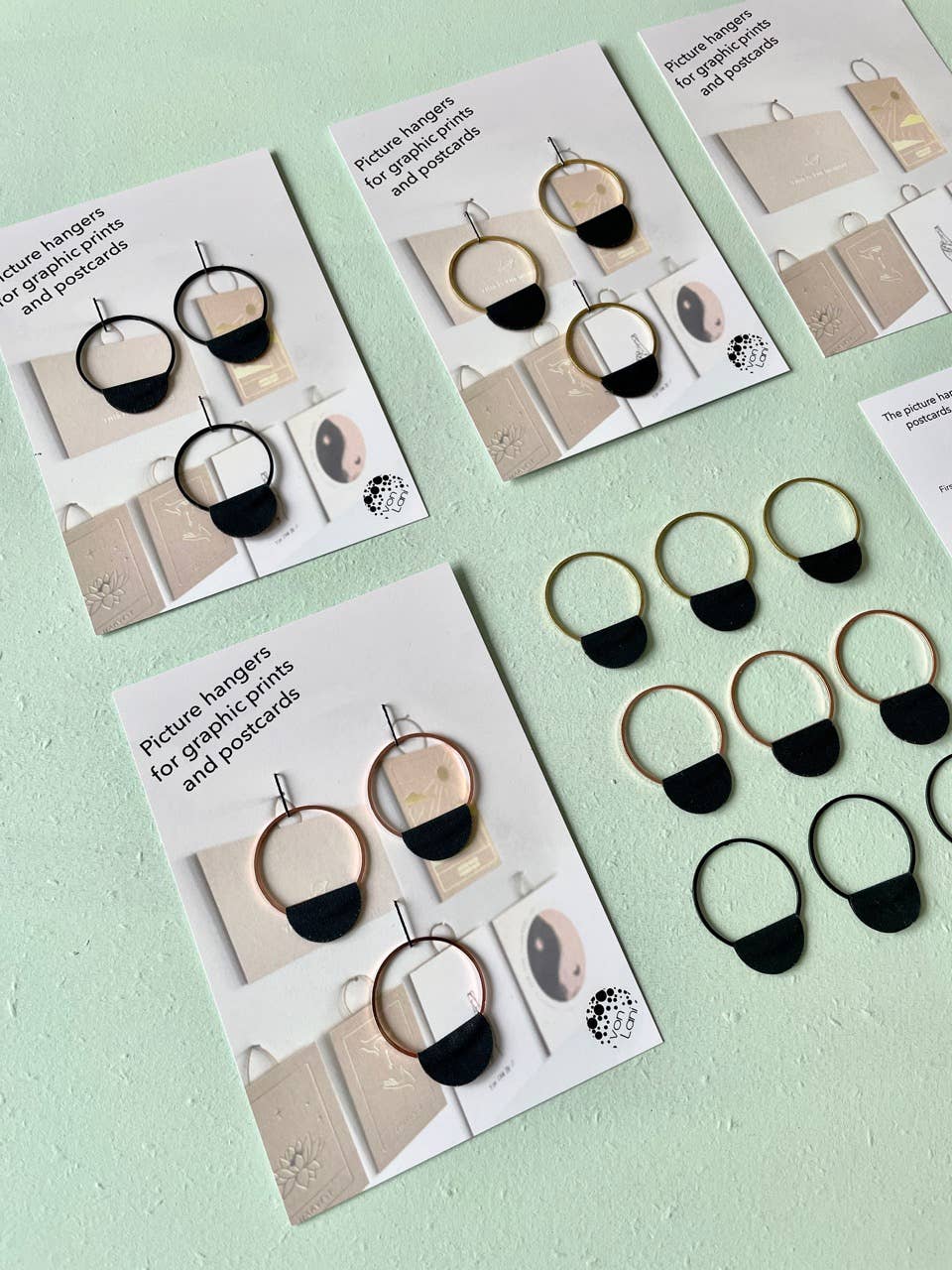 von Lani = Jewellry + Suncatchers - Wholesale Picture Frame - Picture Hangers Set of 3 🔵🔵🔵/frames/postcards 10