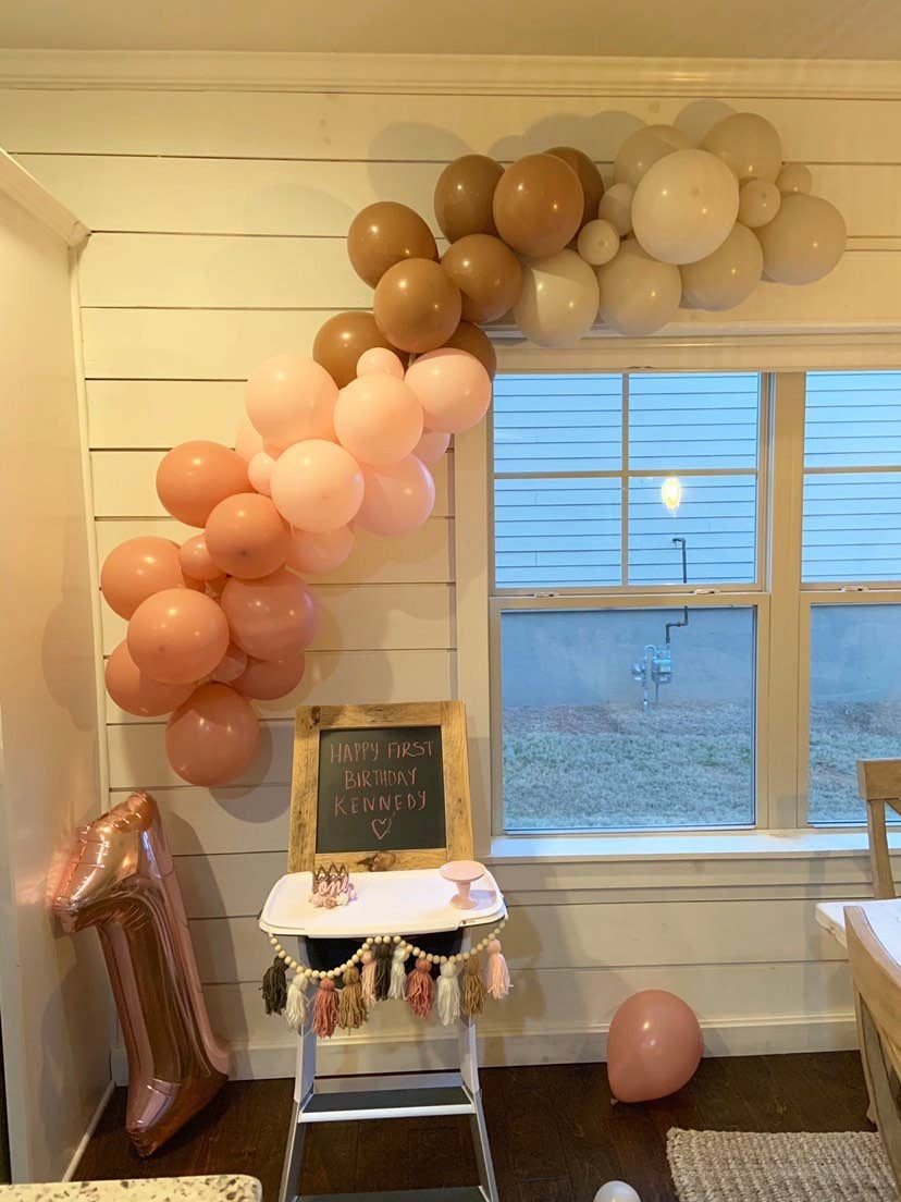 Hullaballoons - Wholesale DIY Craft Kit - Boho Balloon Garland Kit | 4-Foot DIY Balloon Garland Kit4