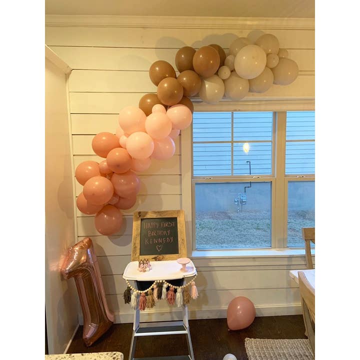 Hullaballoons - Wholesale DIY Craft Kit - Boho Balloon Garland Kit | 4-Foot DIY Balloon Garland Kit4