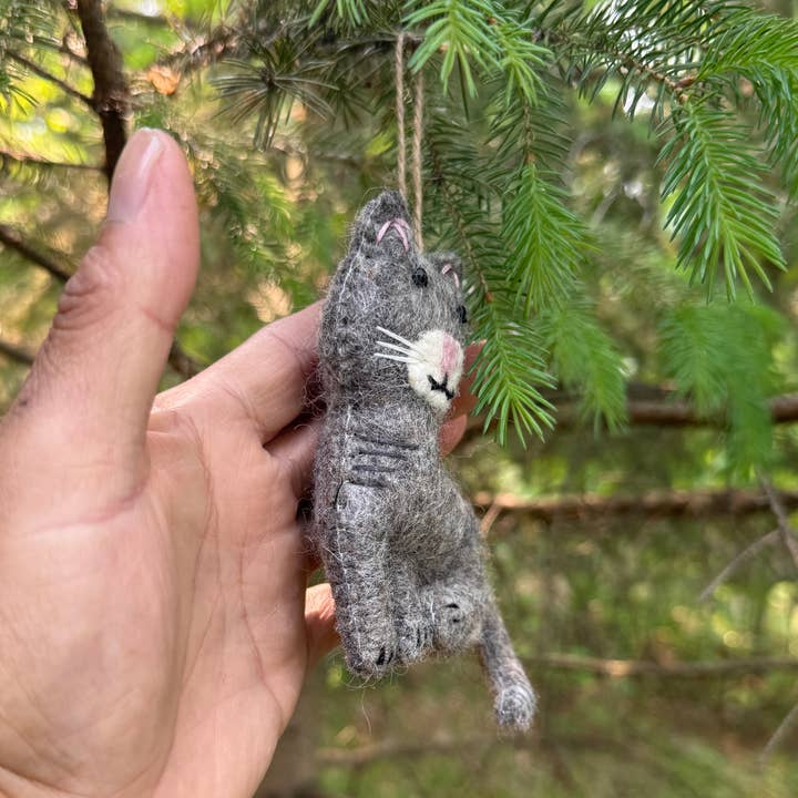 Lungta Imports - Wholesale Ornament - Hand-Felted Farm Animals Christmas Ornaments – Fair Trade 13