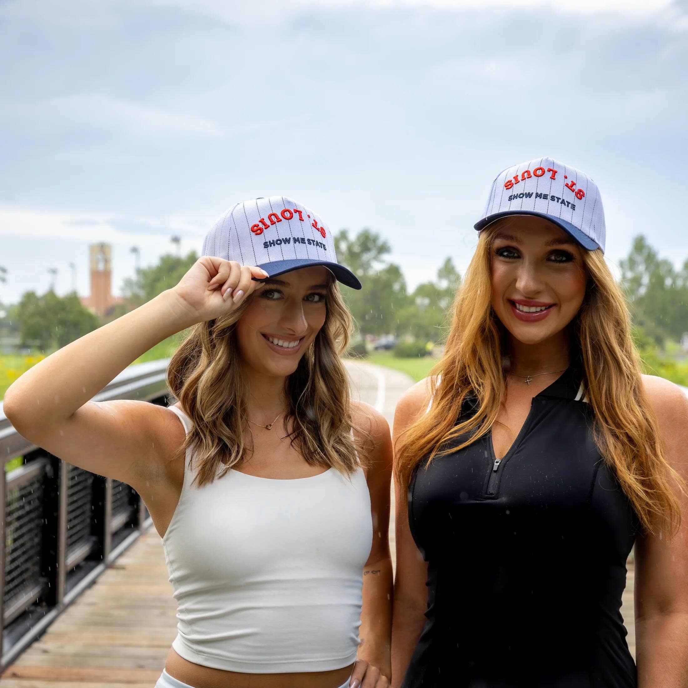 Citizen Row - Wholesale Baseball Cap - Women's - Saint Louis Pin Stripe Baseball Hat