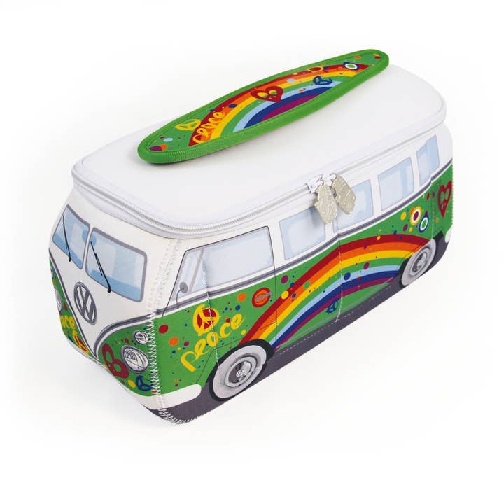 Necessaire de Viagem VW Bus em Neoprene para Uso Externo – Peace (L) por atacado de VW Collection by BRISA