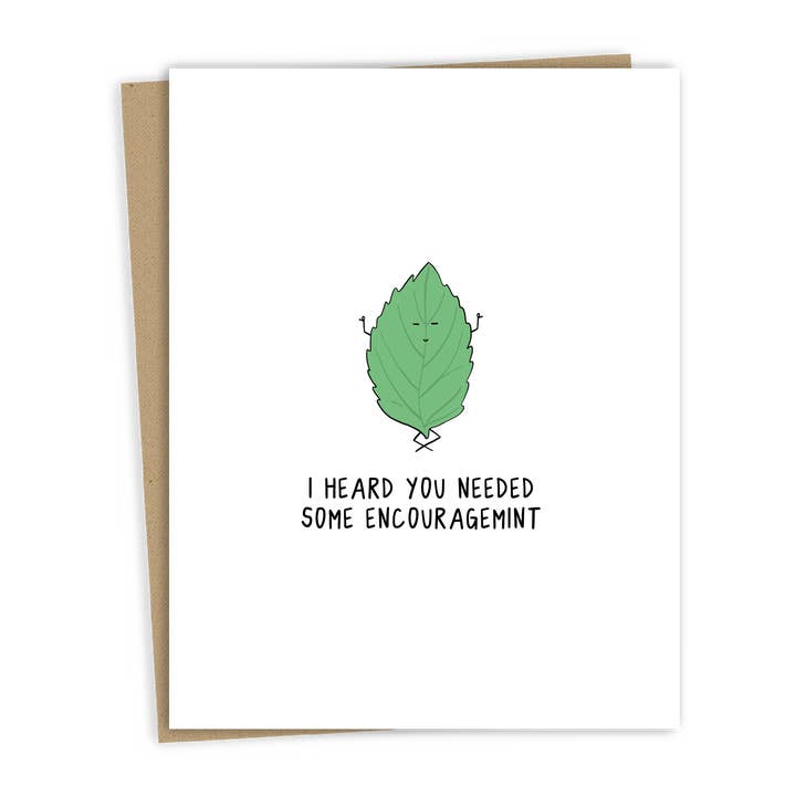 J'ai entendu dire que tu avais besoin d'encouragements | Carte d'encouragement pour la vente par rockdoodles