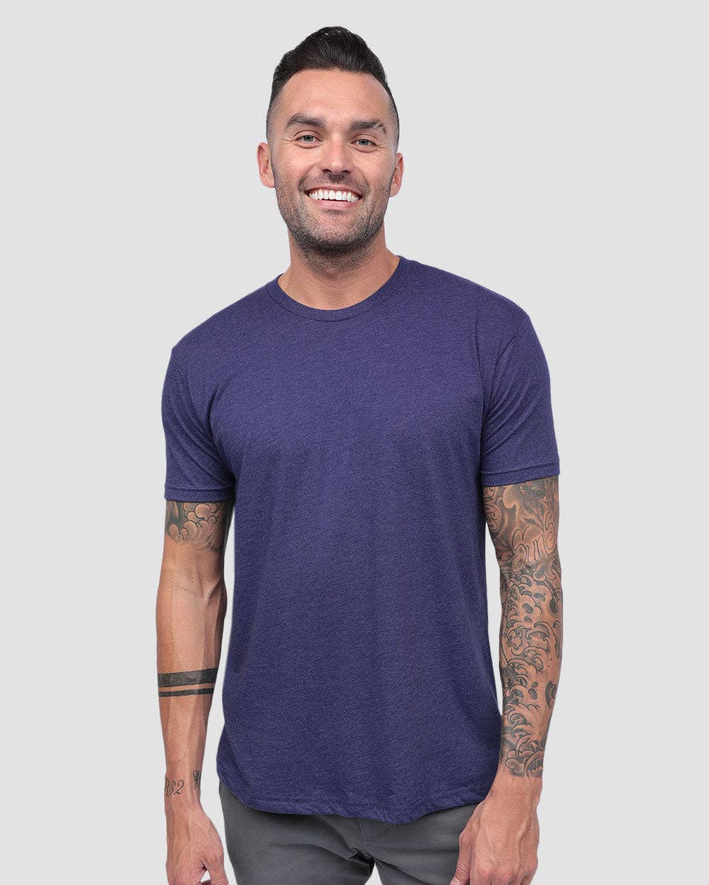 INTO THE AM - Wholesale T-Shirt - Men's - Men's Premium Fitted Plain Blank T-Shirt20