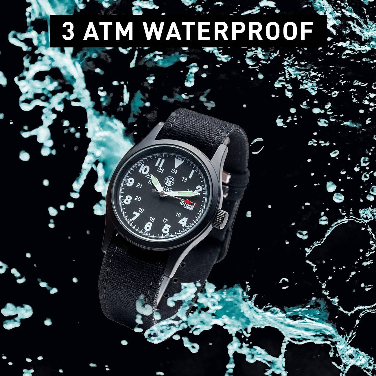 CALIBER GOURMET / CAMPCO - Wholesale Wrist Watch - Men's - Military Watch - 3 Changeable Straps9