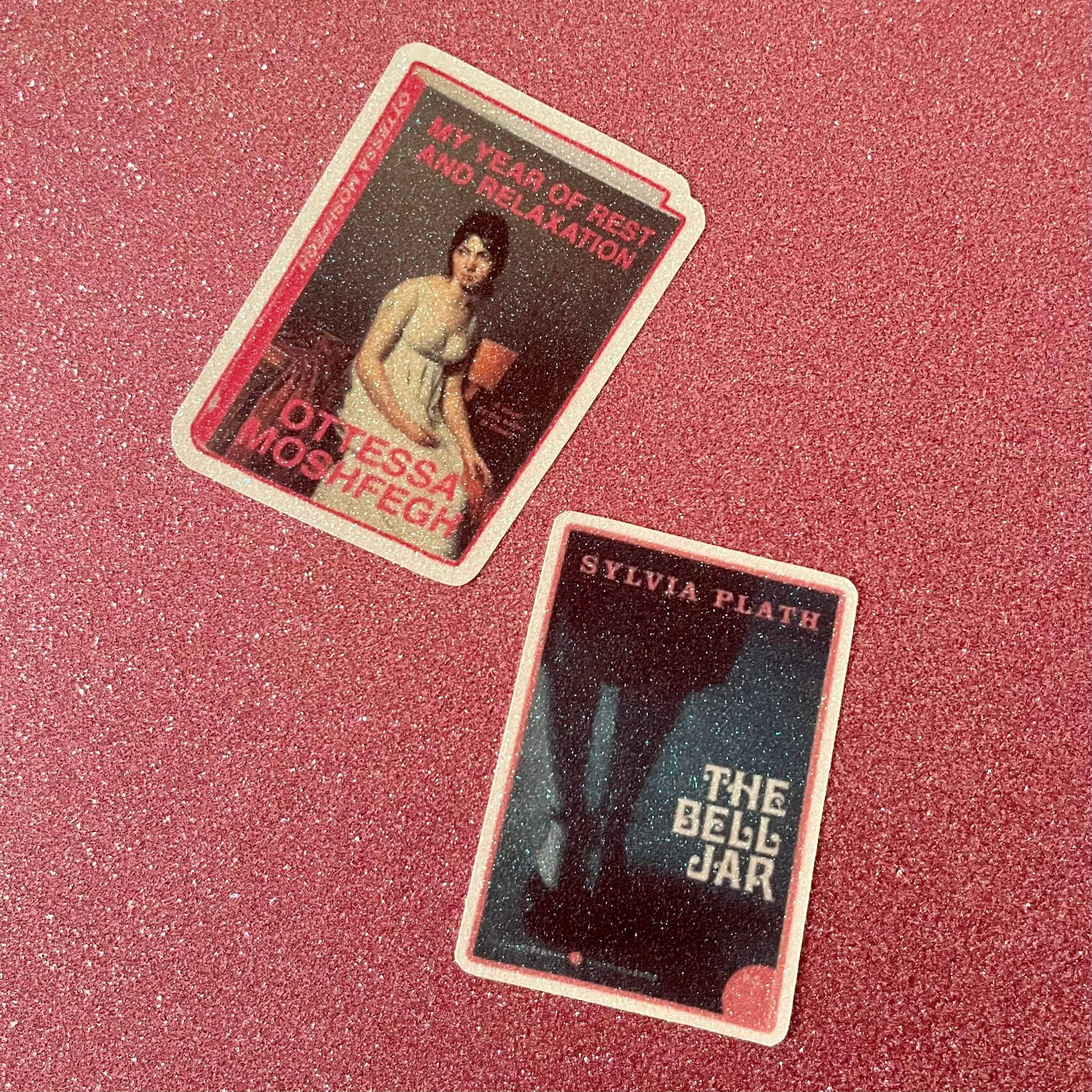 Literary by Ava - Wholesale Sticker - The Bell Jar Sylvia Plath Kiss Cut Sticker Waterproof1