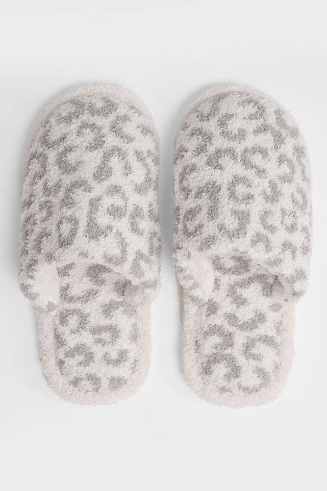 Hana - Wholesale Slippers - Women's - Leopard Print Fuzzy Microfiber Slipper11