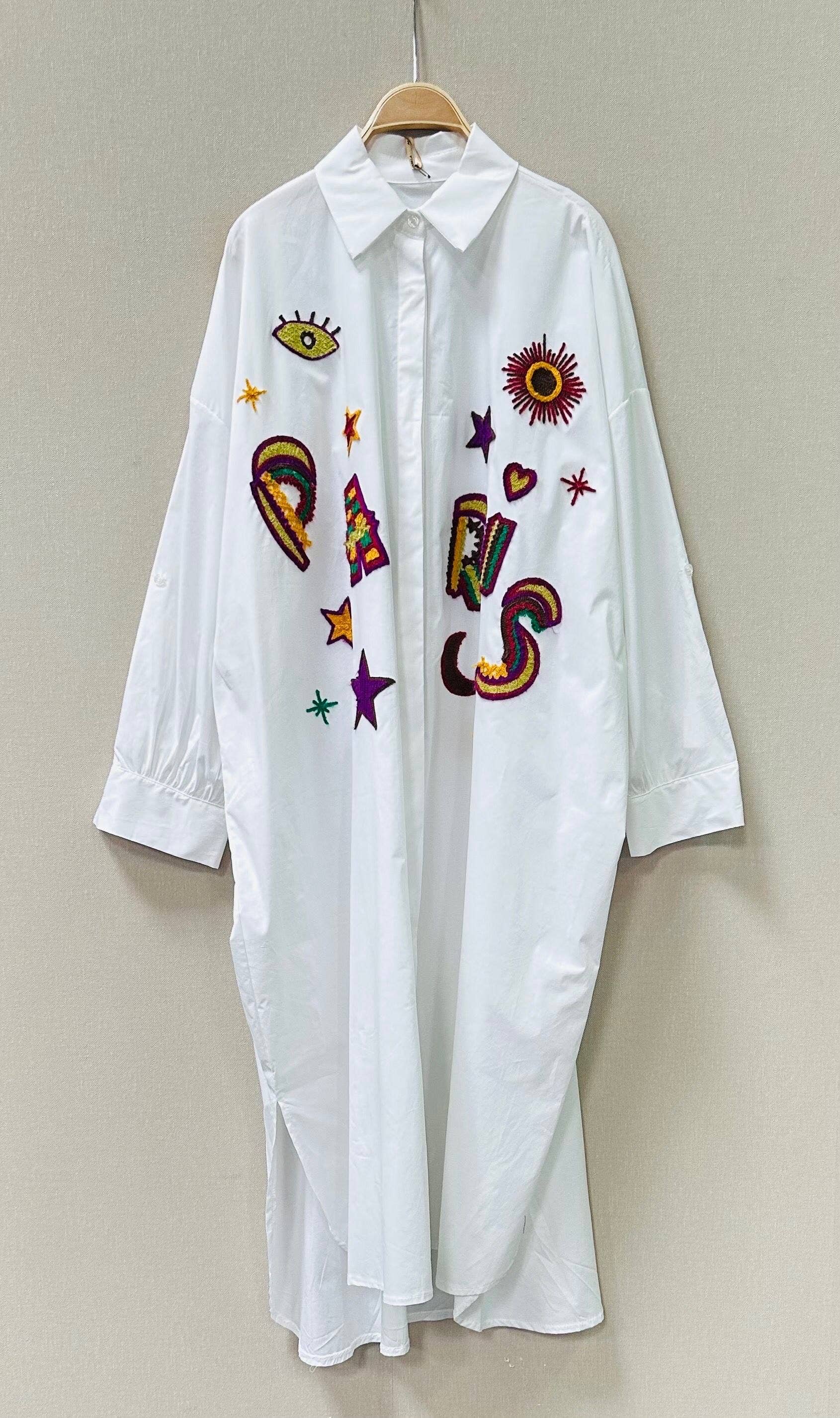 SWEET MAGIC MODA Y COMPLEMENTOS – Vestido - Mulher por atacado – VESTIDO DE ALGODÃO GOLA CAMISEIRO6