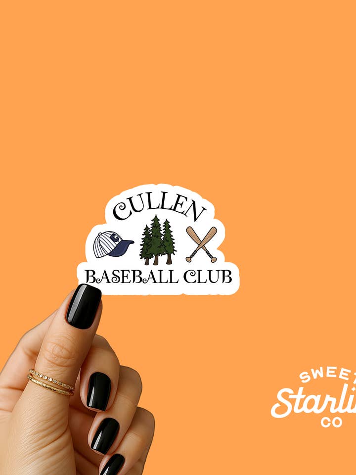 Autocolante do Clube de Baseball Cullen por atacado de The Sweet Starling Co