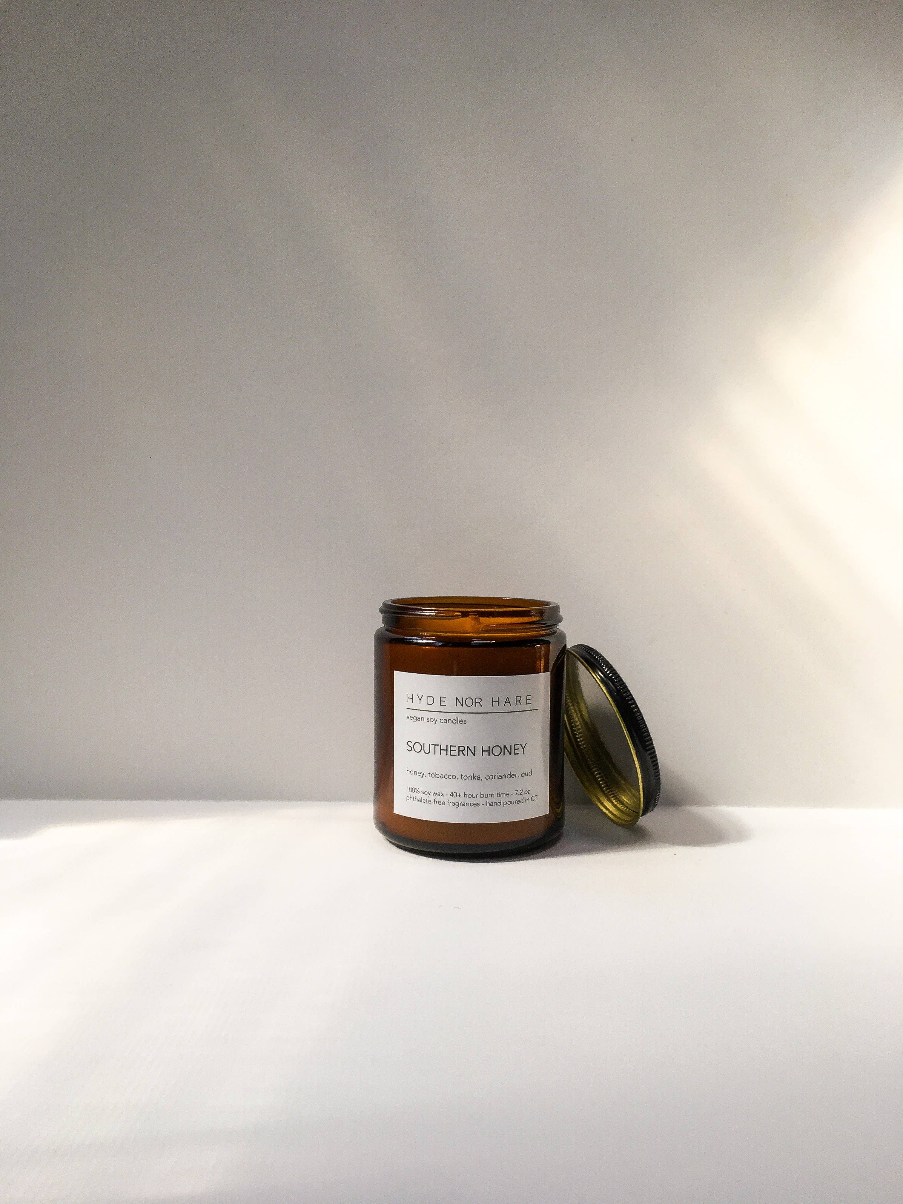 HYDE NOR HARE - Wholesale Jar/Filled Candle - SOUTHERN HONEY vegan soy candle1