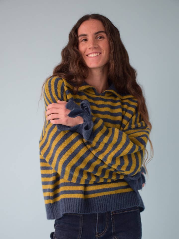 Jersey Marta Verde e Azul por atacado de MindTraveler