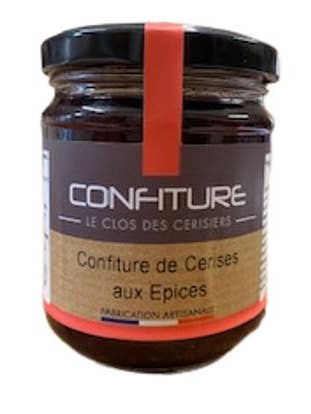 Cherry jam with gingerbread for wholesale by LA MOUTARDERIE CONFISERIE DE NOUVELLE AQUITAINE