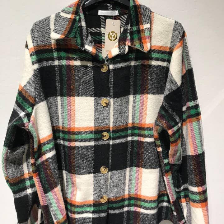 Only Yuan - Wholesale Button Down Shirt - Women's - ref 1123 checkered shirt6