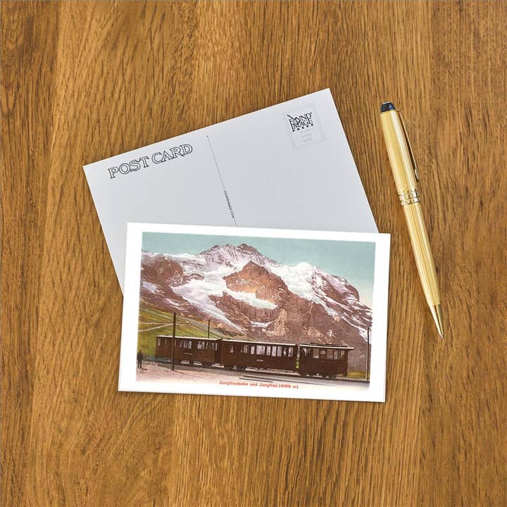 Found Image Press - Wholesale Postcard - Postcard MF-775 Tram in the Alps1