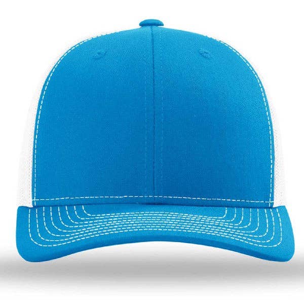 Kodiak Wholesale - Wholesale Trucker Hat - Unisex - Richardson 112 Snapback Trucker Cap - Custom Leather Patch H30