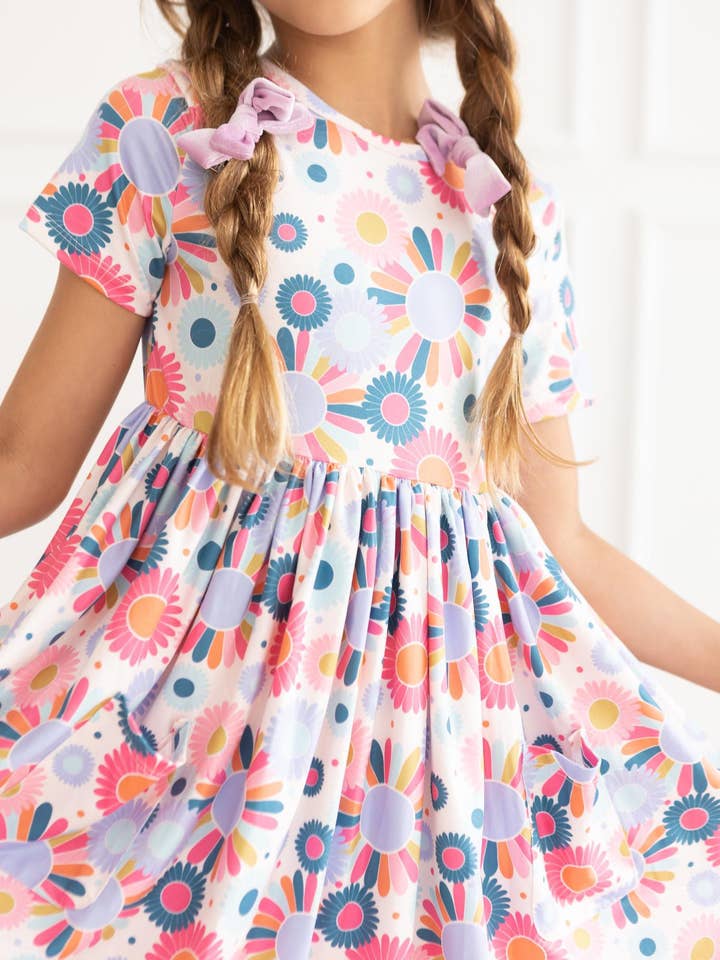 Mila & Rose - Wholesale Dress - Kids - Keep Growing S/S Pocket Twirl Dress