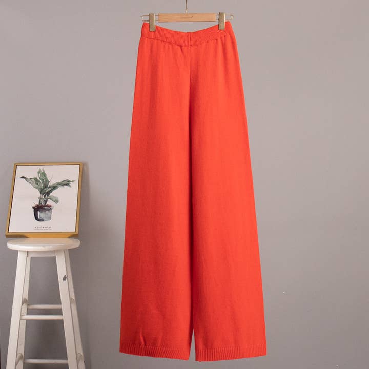 Hope & Sunshine - Wholesale Lounge Set - Women's - Chunky Knit Turtleneck Sweater and Pants Set9