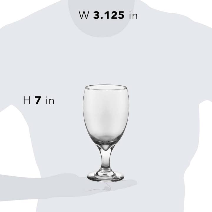 Libbey - Wholesale Wine Glass - Libbey Classic Goblet Party Glasses, 16.25-ounce, Set of 12