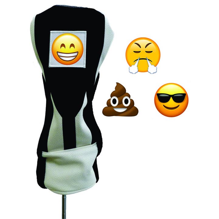 Couvre-tête de golf EM-69270 Emoji Set pour la vente par Creative Covers for Golf
