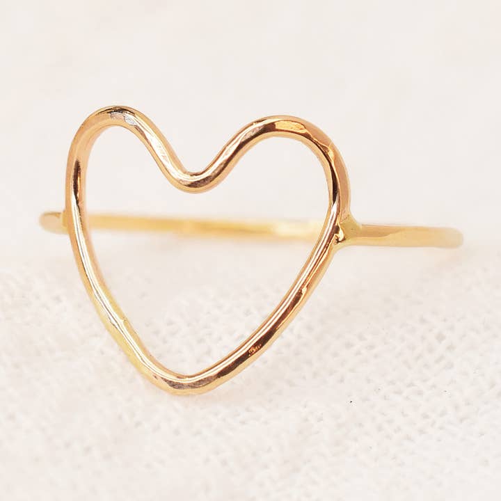 Open Heart Ring for wholesale by Loveable